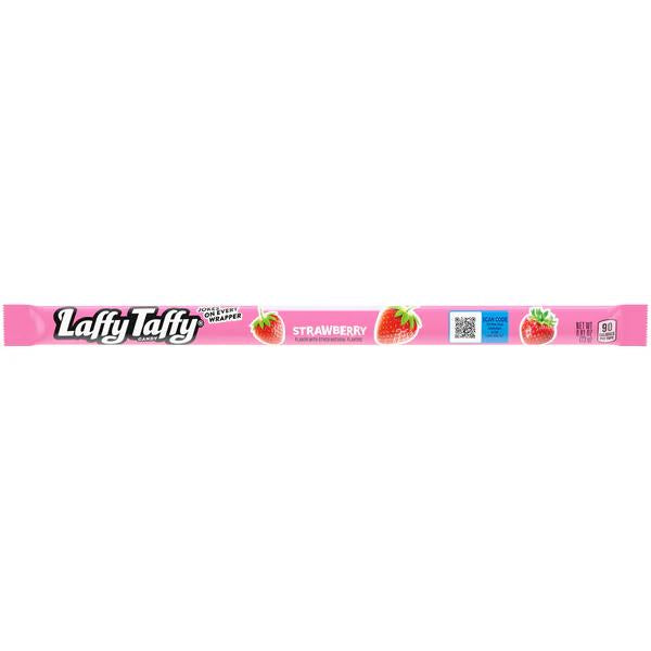 Laffy Taffy Rope - Strawberry Flavor (Box of 24 Ropes) Candy Snack