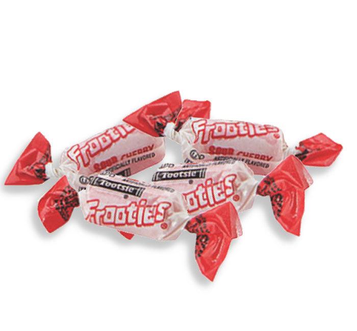 Frooties 360 Piece Bag Sour Cherry (Net Wt. 38.8oz.) - Sweet and Tangy  Snack- Candy tiktok socker bit delicious Refill Pouch Bonbon Fruity