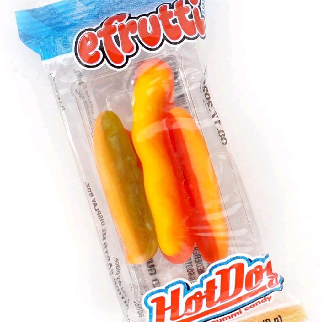efrutti Hotdog gummi candy 60 pieces per box Snack