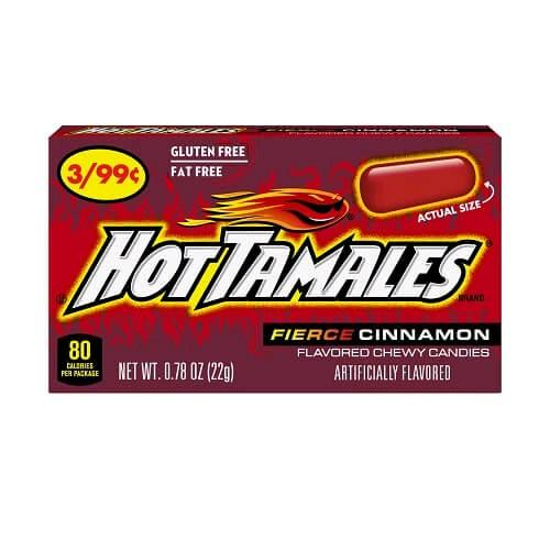 Hot Tamales (1 Box of 24 - .78oz Individual Packs)