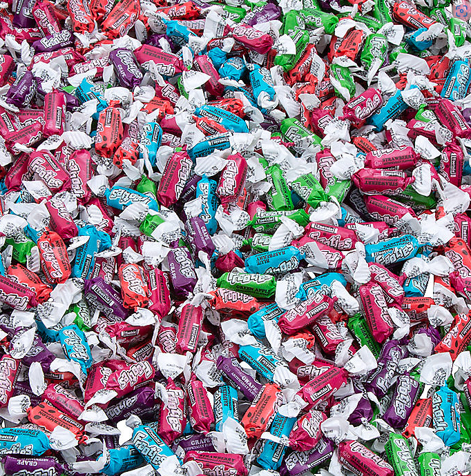 Tootsie Frooties Candy - Assorted Flavors - 3 Lbs. Bag