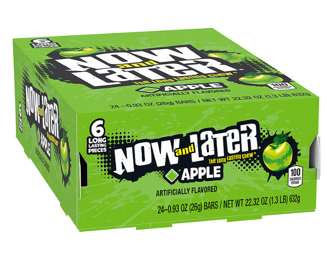 Now & Later Fruit Chews Candy - 24 Pc