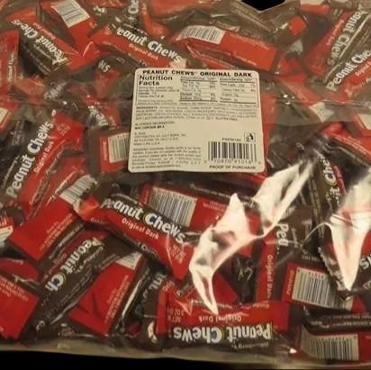 GOLDENBERG'S  Original Dark Chocolate Goldenberg's Peanut Chews 225 Count , 4.4 Lbs
