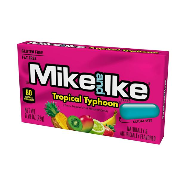 Mike and Ike Tropical Typhoon Candy, 0.78 Ounce Box (Pack of 24)