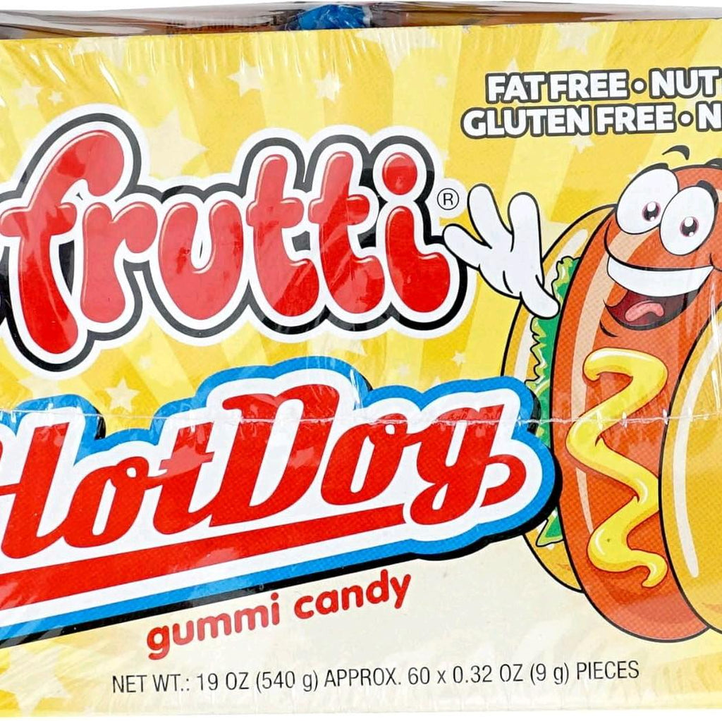 efrutti Hotdog gummi candy 60 pieces per box Snack